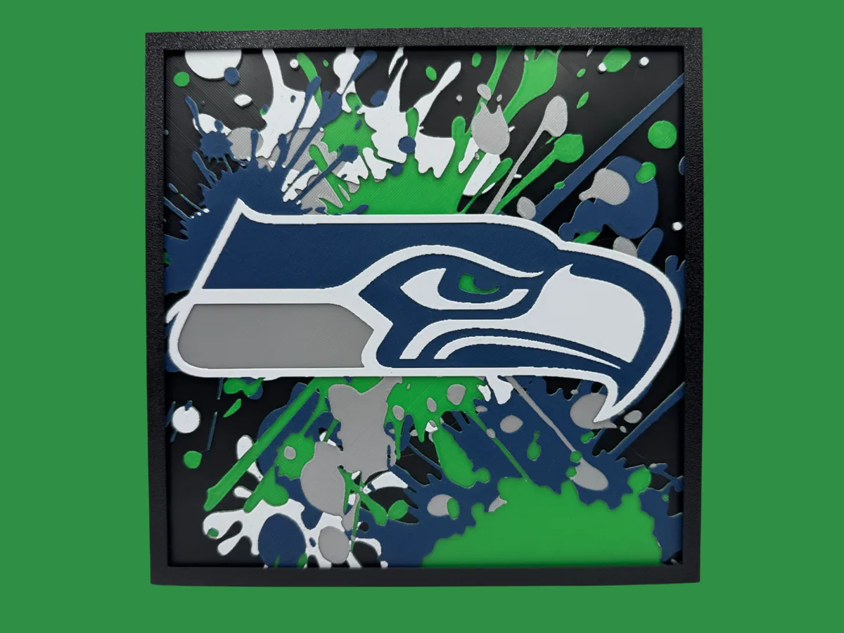 Seattle Seahawks - NFL Series 2 - Free 3D Print Model - MakerWorld