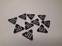 Magnedice percentile plates (0.1mm layer, 2 walls)