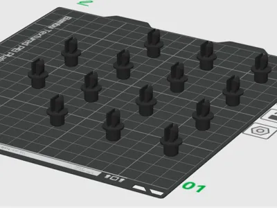 Grille pin for TRIANGLE speaker model 202/902