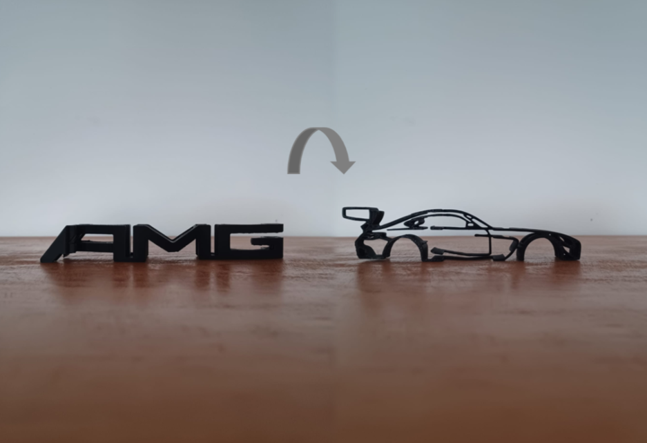 Miniatura 2 do modelo 3D two angle Model Formula 1