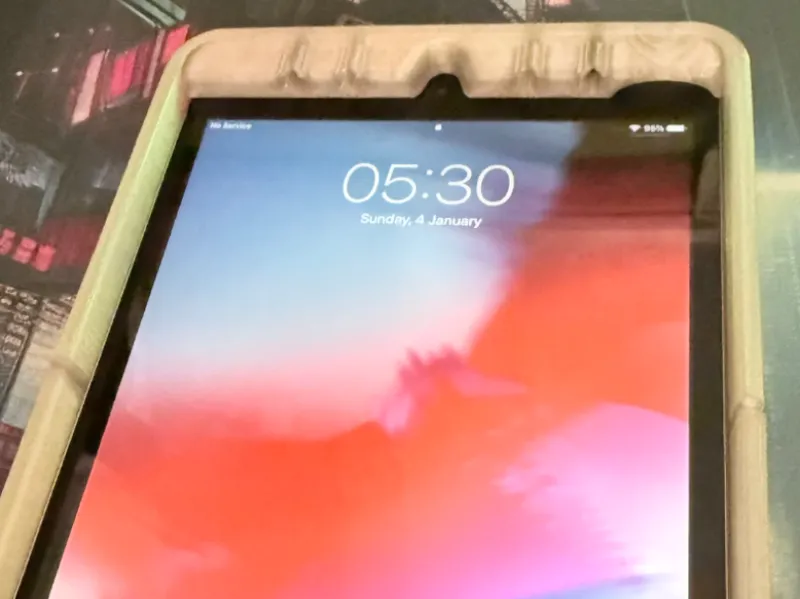 iPad mini 3 bumper case with grippy sides
