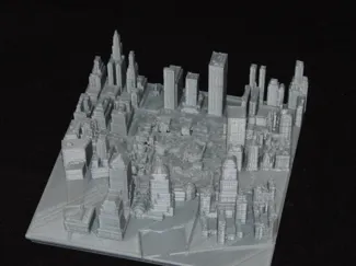 Old World Trade Center Complex After Destruction