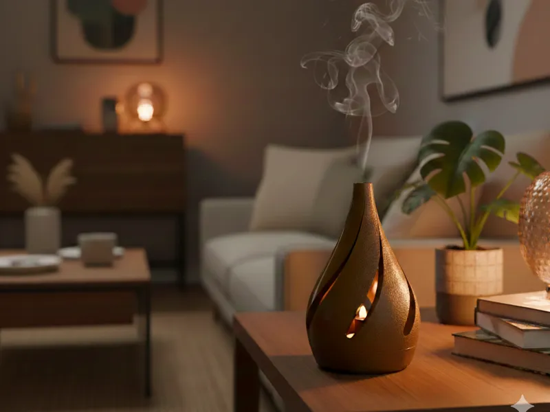 Dual Texture Incense Burner – 3D Printed Zen