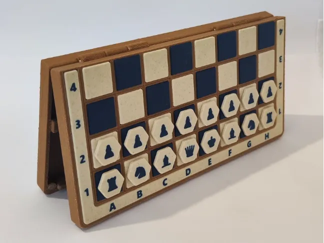Travel chess - Magnetic with self orienting pieces