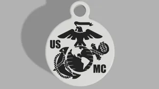 United States Marine Corps Keyring