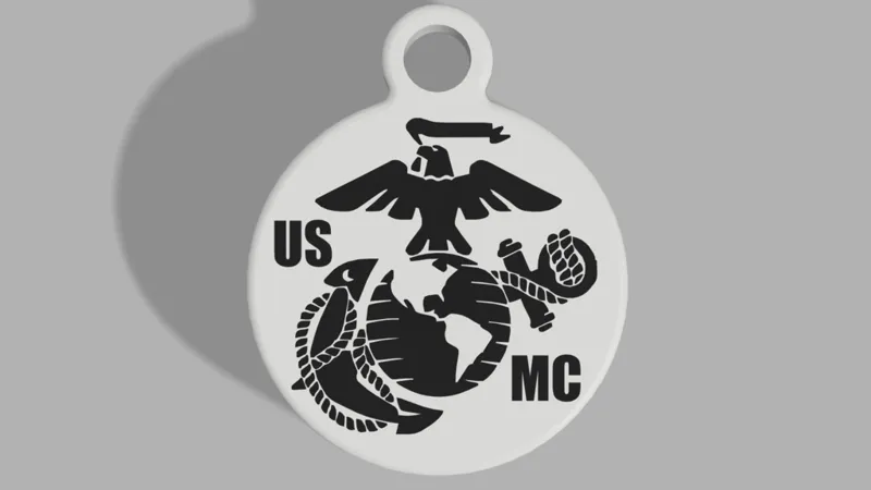 United States Marine Corps Keyring