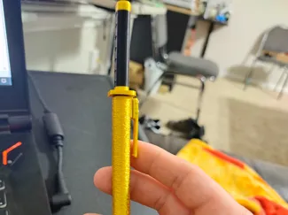 katana pen sheath with clip and magnet