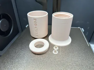 Nespresso capsule recycle tool with release button