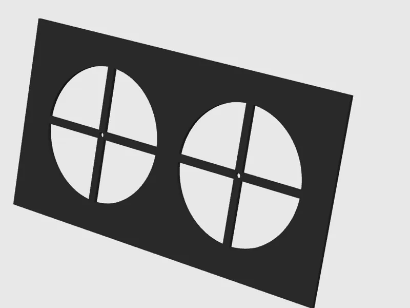 Full Size 120mm Speaker Mini Tool Box Template 