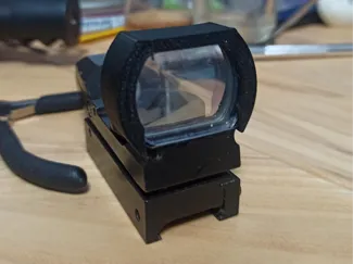 Red dot enclosure