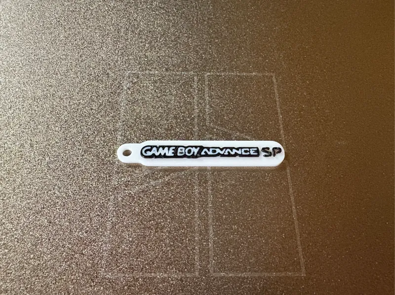 Game Boy advance SP keychain