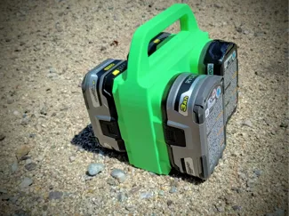 Rugged Ryobi Battery Caddy