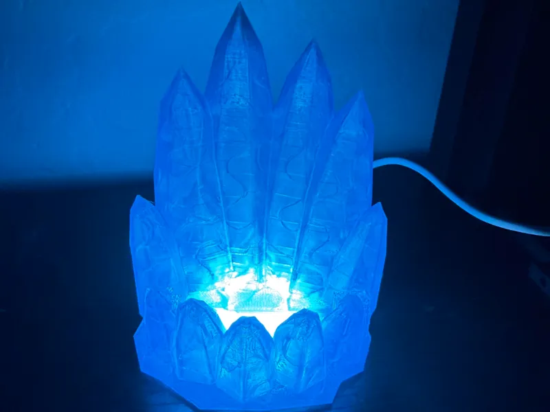 Tera crystal lighted graded card stand