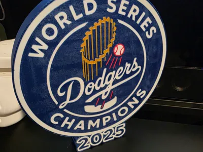 Dodgers World Series 2025 Light Box