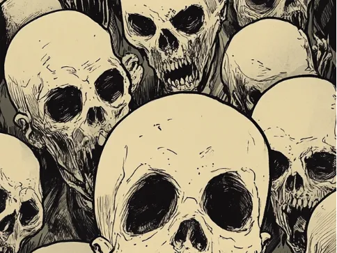 Skeleton Horde Bookmark - Hueforge