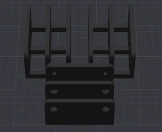 Under Desk Laptop Holder 2 Laptops