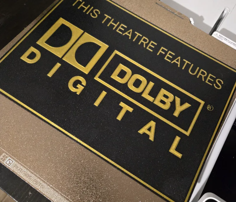 Heimkinoschild Dolby Digital