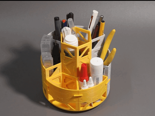 HexSpin Modular Desk System