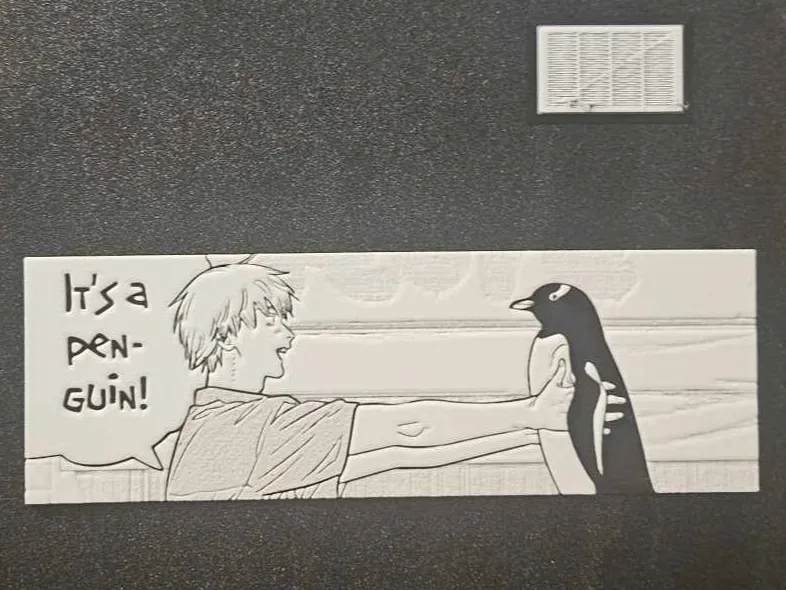 Chainsaw Man - Denji + Penguin Hueforge