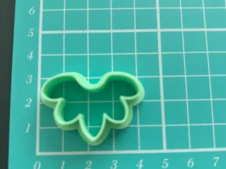 Clay Cutter flower earring