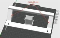 Side walls increased by 15 mm.