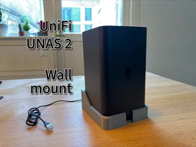 Wall Mount for Ubiquiti UniFi UNAS 2 