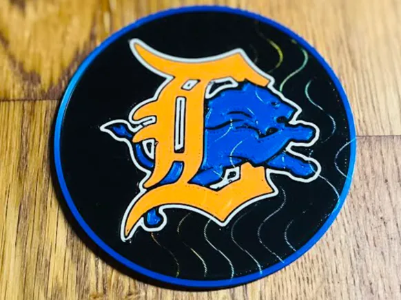 Detroit LIONS & TIGERS Coaster