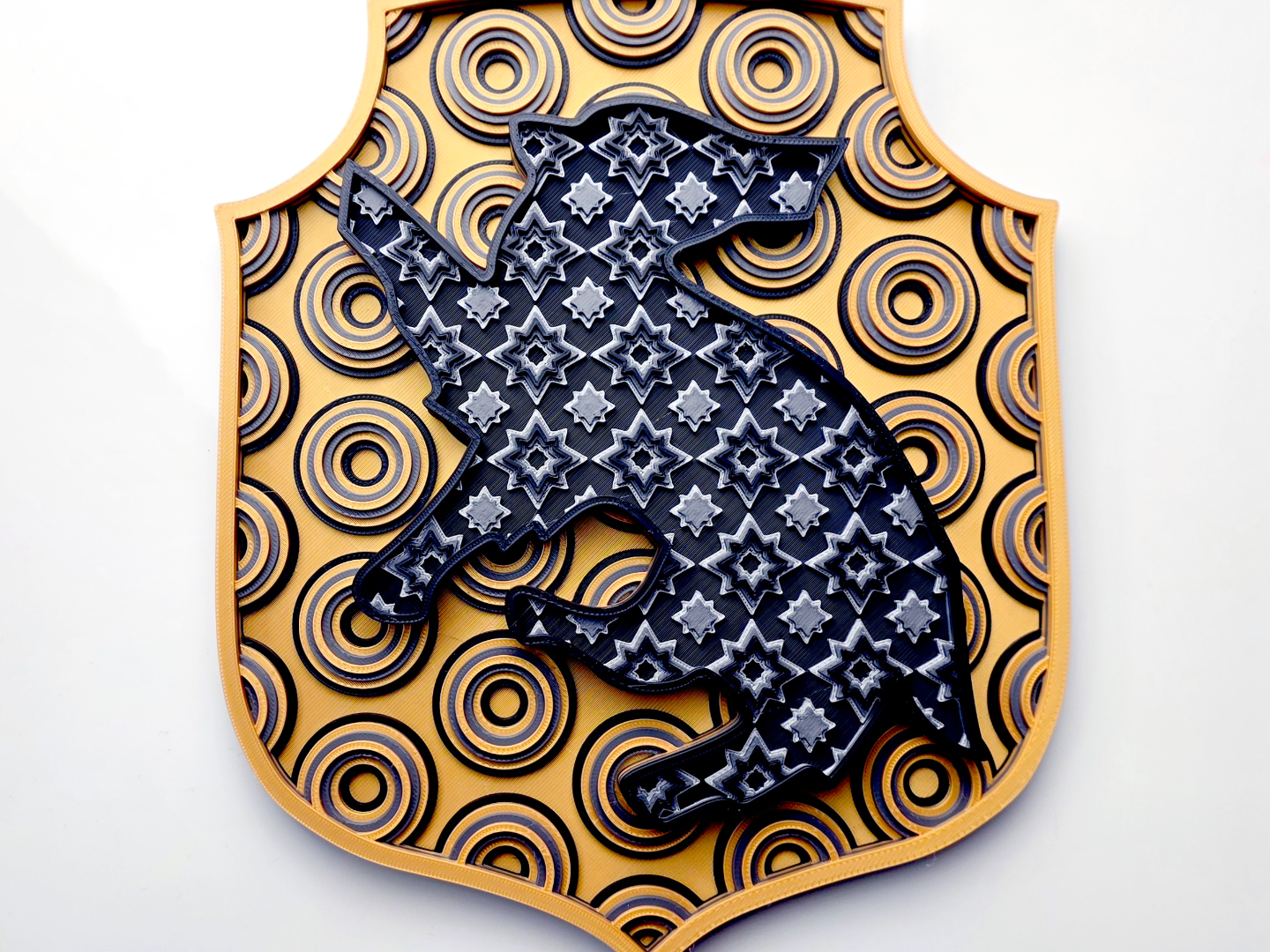 HP Hufflepuff Dimensional Mosaic Plaque