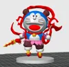 The beard, hair, hands, and hand-held bell have been modified with multiple colors, and a stable base has been added.