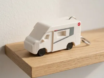 Pilote Motorhome Keychain Highly Detailed Design