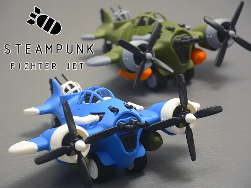 Steampunk Fighter Jet（No AMS）