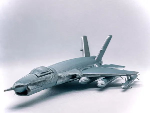 Maquette décorative d'avion de chasse