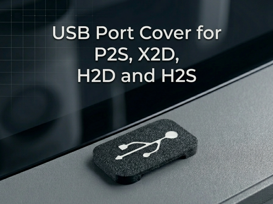 USB Dust Cover for P2S, X2D, H2D and H2S