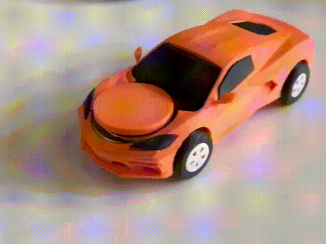Drifting Car Fidget - Chevrolet Corvette Inspired - 1