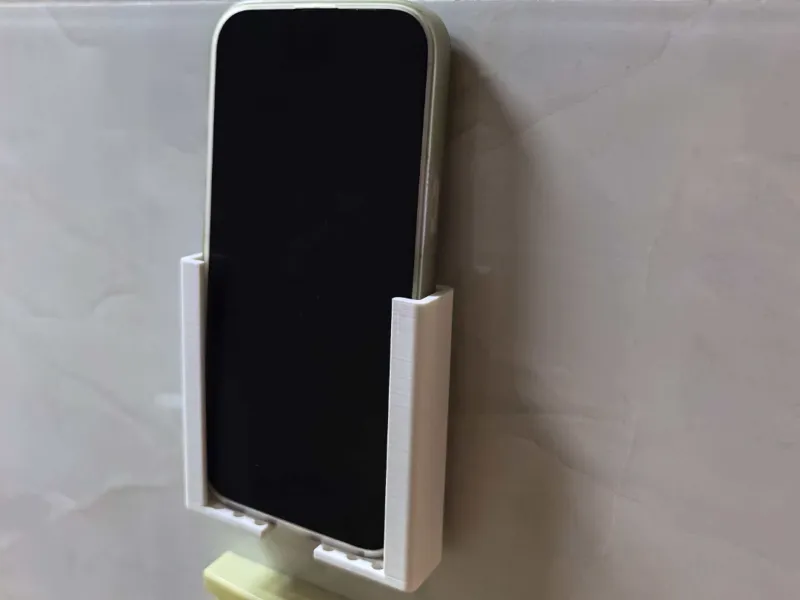 浴室壁挂手机支架；适用于iPhone华为小米等6.8英寸左右的手机