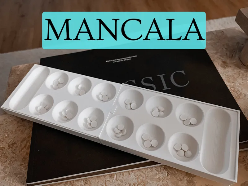 Portable Mancala Board Game Quick & Easy Travel