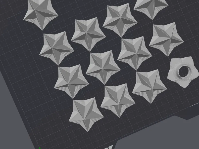 3D Christmas Star