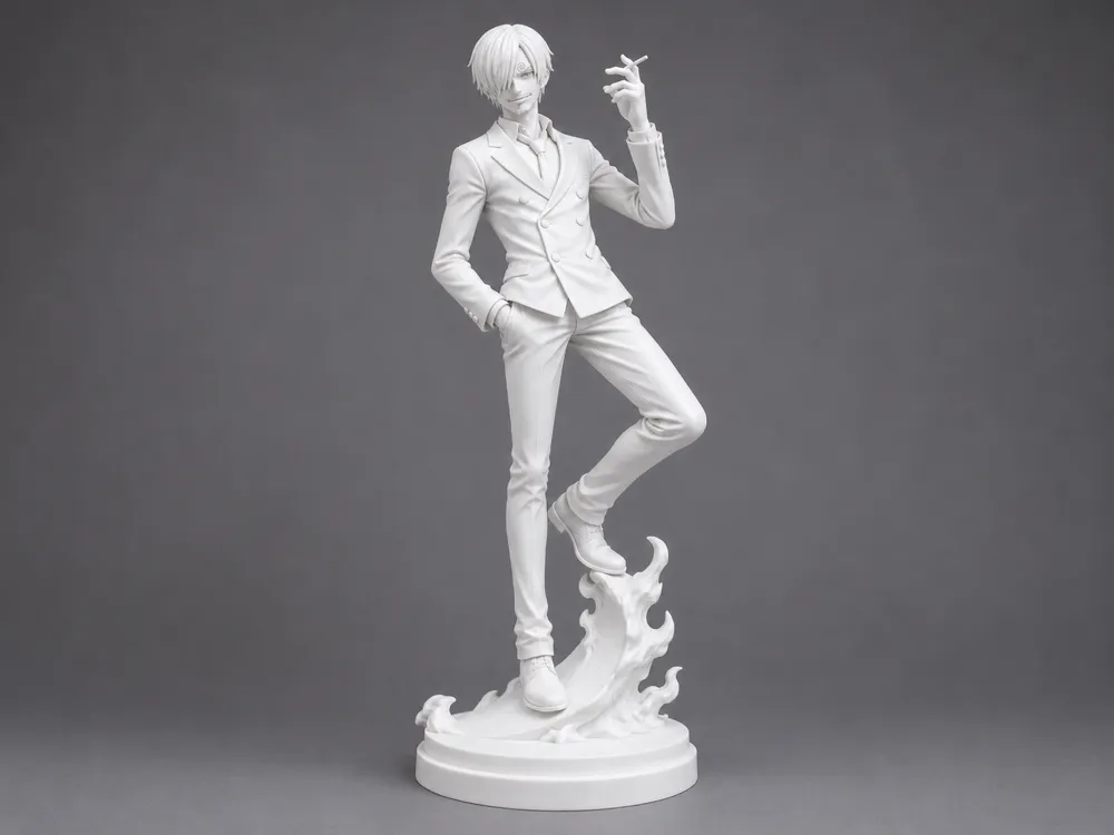 Figura decorativa: Sanji Figure One Piece. Referencia del modelo original.