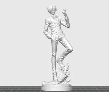 Figura decorativa: Sanji Figure One Piece — vista de referencia 4