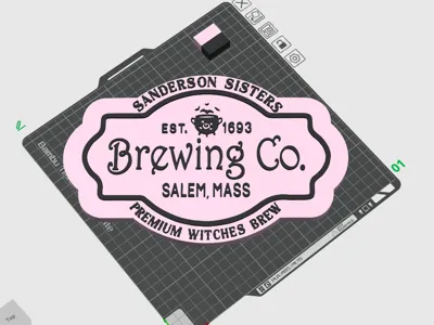 Sanderson Sisters Brewing Co Wall Plaque 