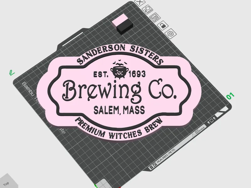 Sanderson Sisters Brewing Co Wall Plaque 