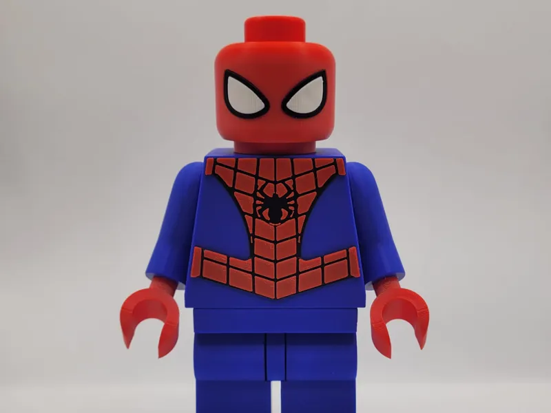Spiderman Brick Figure