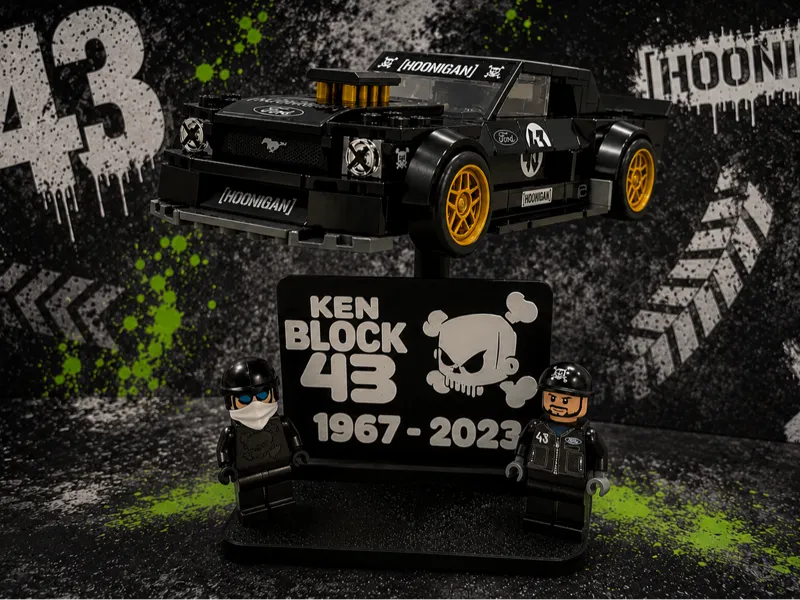 Socle pour voitures Speed Champions Ken Block