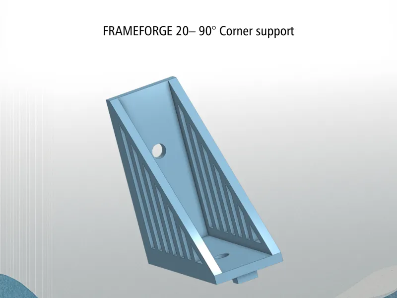 FRAMEFORGE 20– 90° Corner support