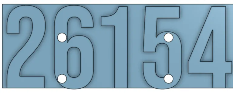 7 Degrees of Freedom Number Plate