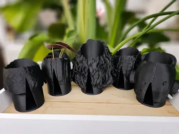 Maceta decorativa: Eddie-inspirierter Planter – Version 2 — vista de referencia 3