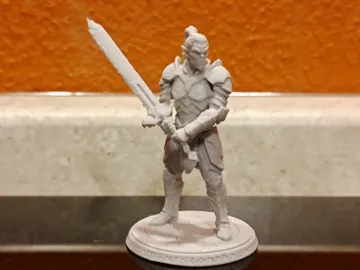 Escenografía en miniatura: Githyanki Psionic Warrior - Astral Knight — vista de referencia 3