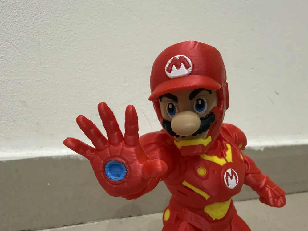 Super Mario Bross Ironman - Free 3D Print Model - MakerWorld