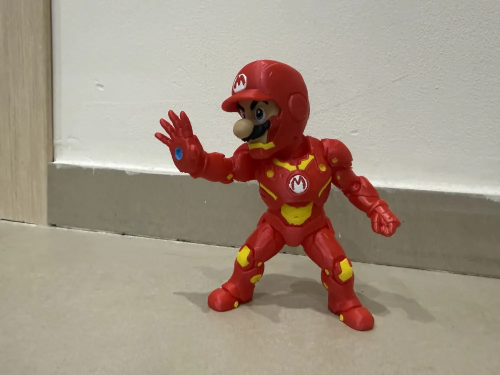 Super Mario Bross Ironman - Free 3D Print Model - MakerWorld