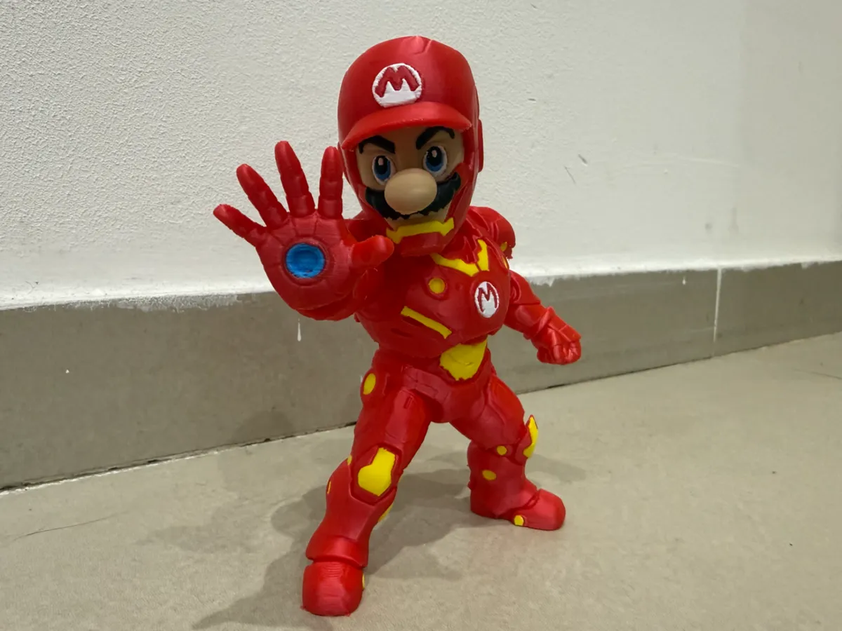 Super Mario Bross Ironman - Free 3D Print Model - MakerWorld